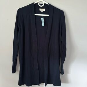 🆕 LOFT Outlet - Lightweight Open Cardigan - Navy Blue - Small Petite